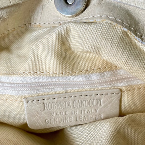 Rare Vintage Roberta Gandolfi Italian Leather designer handbag - Picture 7 of 16